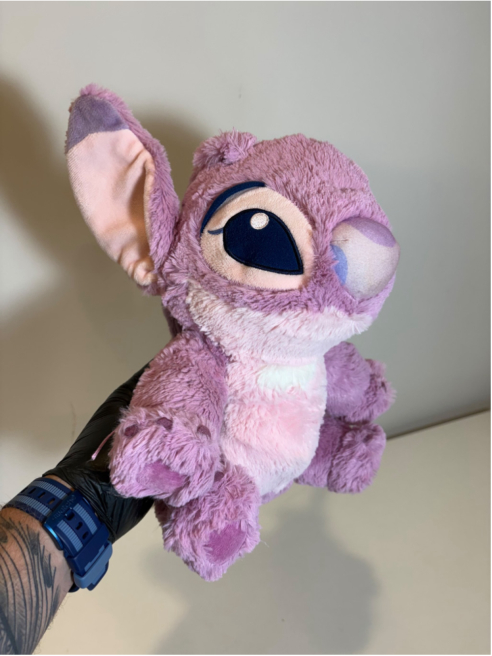Disney Lilo & Stitch Angel Plush Pink Purple 13" Stuffed Animal Toy #F